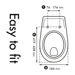 Cedo Pastel Wood Wc Bril Softclose Duroplast -Badkamer Winkel 123 7905