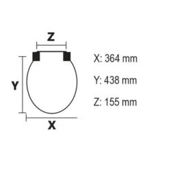 Bemis WC Bril Chicago Wit Hout Met Kunststof Softclose 7 Bemis WC Bril Chicago Wit Hout Met Kunststof Softclose -Badkamer Winkel 123 7922