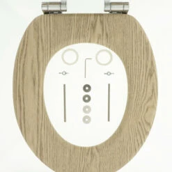 Tiger WC Bril Steigerhout Met Softclose 20 Tiger WC Bril Steigerhout Met Softclose -Badkamer Winkel 123 7939