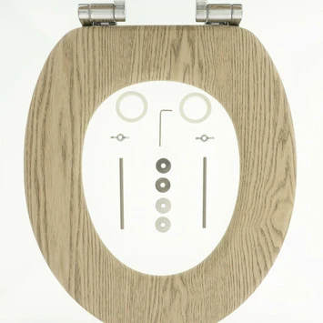 Tiger WC Bril Steigerhout Met Softclose 11 Tiger WC Bril Steigerhout Met Softclose - Afbeelding 9