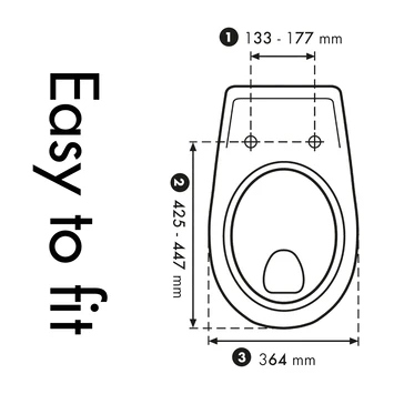 Cedo Atacama Wc Bril Softclose Duroplast 6 Cedo Atacama Wc Bril Softclose Duroplast - Afbeelding 4