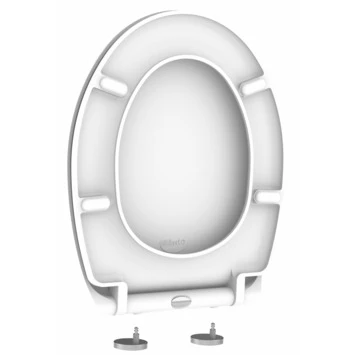 Allibert WC Bril Dolceo Wit Mat 4 Allibert WC Bril Dolceo Wit Mat - Afbeelding 2