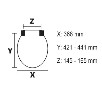 Bemis WC Bril New York Zwart Hout Met Softclose 5 Bemis WC Bril New York Zwart Hout Met Softclose - Afbeelding 3