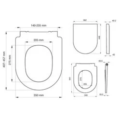 Tiger WC Bril Memphis Wit Kunststof Met Softclose -Badkamer Winkel 123 8013