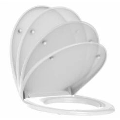 Allibert Lenti WC Bril Wit Met Softclose Kunststof -Badkamer Winkel 123 8046