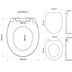 Tiger WC Bril Ventura Zwart Kunststof Met Softclose 21 Tiger WC Bril Ventura Zwart Kunststof Met Softclose -Badkamer Winkel 123 8066