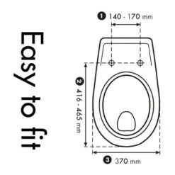 Cedo Palm Beach Wc Bril Wit Softclose Duroplast -Badkamer Winkel 123 8097