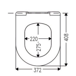 Cedo Delray Wc Bril Wit Softclose D-vorm Duroplast 9 Cedo Delray Wc Bril Wit Softclose D-vorm Duroplast -Badkamer Winkel 123 8101