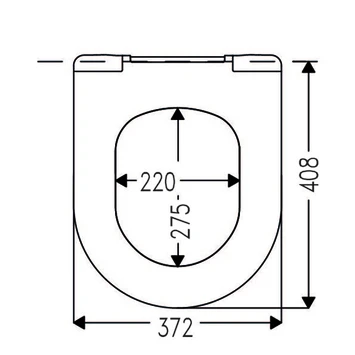 Cedo Delray Wc Bril Wit Softclose D-vorm Duroplast 5 Cedo Delray Wc Bril Wit Softclose D-vorm Duroplast - Afbeelding 3
