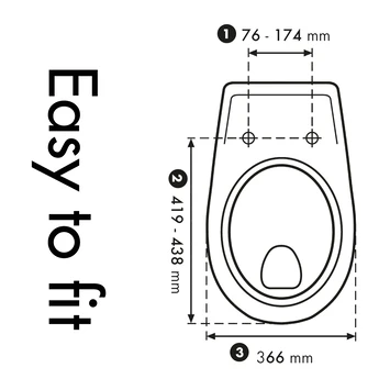 Cedo Icebrown Wc Bril Softclose Duroplast 5 Cedo Icebrown Wc Bril Softclose Duroplast - Afbeelding 3