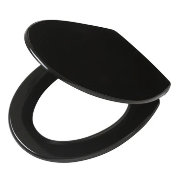 Tiger WC Bril Aiden Zwart Kunststof Met Softclose 4 Tiger WC Bril Aiden Zwart Kunststof Met Softclose - Afbeelding 2