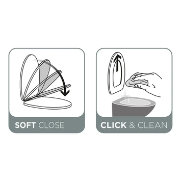 Tiger WC Bril Mason Pergamon Kunststof Met Softclose 7 Tiger WC Bril Mason Pergamon Kunststof Met Softclose - Afbeelding 5