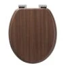 Tiger WC Bril Douglas Walnoot Hout Met Softclose -Badkamer Winkel 123 8179