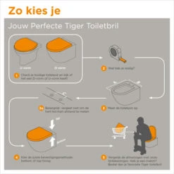 Tiger WC Bril Carter Wit Met Softclose -Badkamer Winkel 123 8273