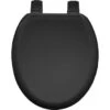 Bemis WC Bril Tacoma Zwart Hout 2 Bemis WC Bril Tacoma Zwart Hout -Badkamer Winkel 123 8300