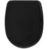 Handson WC Bril Vesa Zwart Kunststof Met Softclose -Badkamer Winkel 123 8330