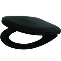 Handson WC Bril Vesa Zwart Kunststof Met Softclose 5 Handson WC Bril Vesa Zwart Kunststof Met Softclose -Badkamer Winkel 123 8331