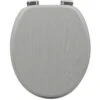 Handson WC Bril Antero Grijs Hout Met Softclose -Badkamer Winkel 123 8351
