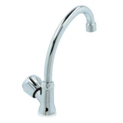 Handson Fonteinkraan Thomas C-uitloop Met Draaiknop Chroom 17 Handson Fonteinkraan Thomas C-uitloop Met Draaiknop Chroom -Badkamer Winkel 123 8432