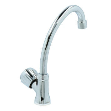 Handson Fonteinkraan Thomas C-uitloop Met Draaiknop Chroom 6 Handson Fonteinkraan Thomas C-uitloop Met Draaiknop Chroom - Afbeelding 5