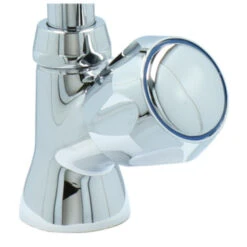 Handson Fonteinkraan Thomas C-uitloop Met Draaiknop Chroom 21 Handson Fonteinkraan Thomas C-uitloop Met Draaiknop Chroom -Badkamer Winkel 123 8436