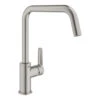 Grohe Keukenkraan Start Hoge U-uitloop QuickFix Supersteel (RVS Look) -Badkamer Winkel 123 8530