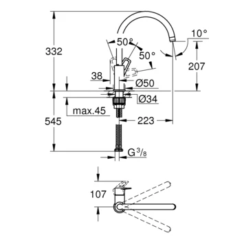 Grohe Keukenkraan Start Loop 5 Grohe Keukenkraan Start Loop - Afbeelding 3