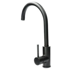 Atlantic Keukenkraan Colin Met Hendel Zwart -Badkamer Winkel 123 8574