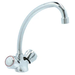 Handson Keukenkraan Thomas 2-knops Chroom Met Uitloop 235mm 21 Handson Keukenkraan Thomas 2-knops Chroom Met Uitloop 235mm -Badkamer Winkel 123 8581