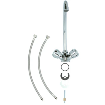 Handson Keukenkraan Thomas 2-knops Chroom Met Uitloop 235mm 13 Handson Keukenkraan Thomas 2-knops Chroom Met Uitloop 235mm - Afbeelding 11