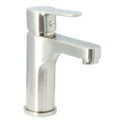 Atlantic Wastafelkraan Parker Met Hendel RVS -Badkamer Winkel 123 8619