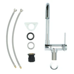 Atlantic Keukenkraan Carson Inklapbaar Met Hendel Chroom -Badkamer Winkel 123 8648