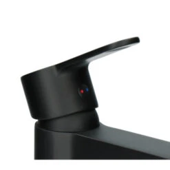 Atlantic Wastafelkraan Parker Met Hendel Zwart -Badkamer Winkel 123 8687