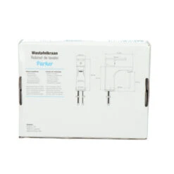 Atlantic Wastafelkraan Parker Met Hendel Zwart -Badkamer Winkel 123 8690