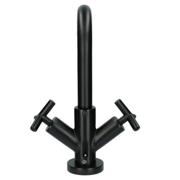 Absolut Wastafelkraan Post 2-knops Zwart 6 Absolut Wastafelkraan Post 2-knops Zwart - Afbeelding 4