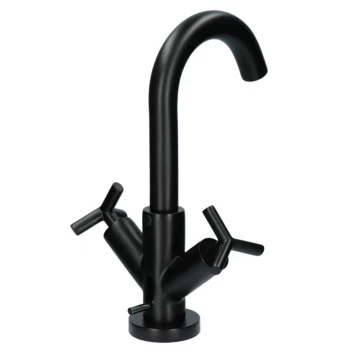 Absolut Wastafelkraan Post 2-knops Zwart 7 Absolut Wastafelkraan Post 2-knops Zwart - Afbeelding 5