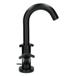 Absolut Wastafelkraan Post 2-knops Zwart 24 Absolut Wastafelkraan Post 2-knops Zwart -Badkamer Winkel 123 8721