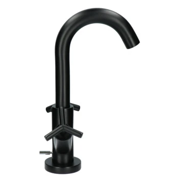 Absolut Wastafelkraan Post 2-knops Zwart 8 Absolut Wastafelkraan Post 2-knops Zwart - Afbeelding 6