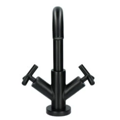 Absolut Wastafelkraan Post 2-knops Zwart 26 Absolut Wastafelkraan Post 2-knops Zwart -Badkamer Winkel 123 8723