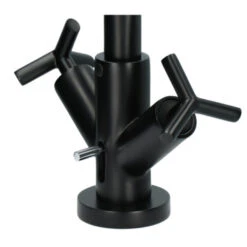 Absolut Wastafelkraan Post 2-knops Zwart 29 Absolut Wastafelkraan Post 2-knops Zwart -Badkamer Winkel 123 8726