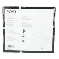 Absolut Wastafelkraan Post 2-knops Zwart 32 Absolut Wastafelkraan Post 2-knops Zwart -Badkamer Winkel 123 8729