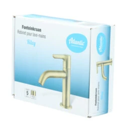 Atlantic Fonteinkraan Riley Met Hendel Messing 22 Atlantic Fonteinkraan Riley Met Hendel Messing -Badkamer Winkel 123 8761