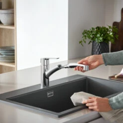 Grohe Quickfix Keukenkraan Start Uittrekbare Dual Spray 24 Grohe Quickfix Keukenkraan Start Uittrekbare Dual Spray -Badkamer Winkel 123 8830