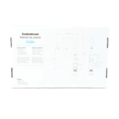 Atlantic Keukenkraan Colin Met Hendel Chroom -Badkamer Winkel 123 8852