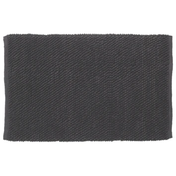 Sealskin Badmat Delhi 60x90cm Donkergrijs 3 Sealskin Badmat Delhi 60x90cm Donkergrijs