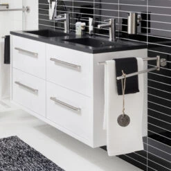 TIGER Boston Kolomkast Wit Hoogglans 40cm -Badkamer Winkel 123 925