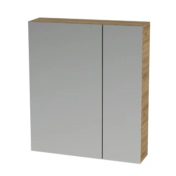 TIGER S-line Spiegelkast 60cm Chalet Eiken 3 TIGER S-line Spiegelkast 60cm Chalet Eiken