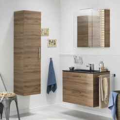 TIGER S-line Spiegelkast 60cm Chalet Eiken 15 TIGER S-line Spiegelkast 60cm Chalet Eiken -Badkamer Winkel 123 994