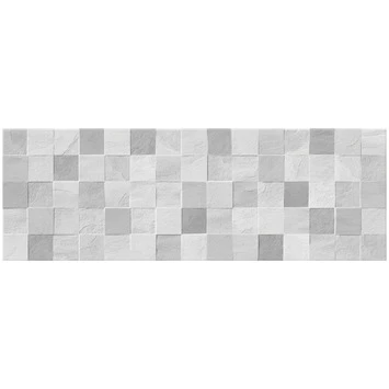 Wandtegel Aitana Decor Grijs 21,4x61 Cm 1,17m²/pak 3 Wandtegel Aitana Decor Grijs 21,4x61 Cm 1,17m²/pak