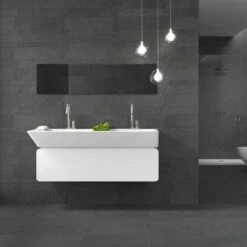 Wandtegel Santelmo Mat Zwart 30x60 Cm 1,08 M² -Badkamer Winkel 123 1095